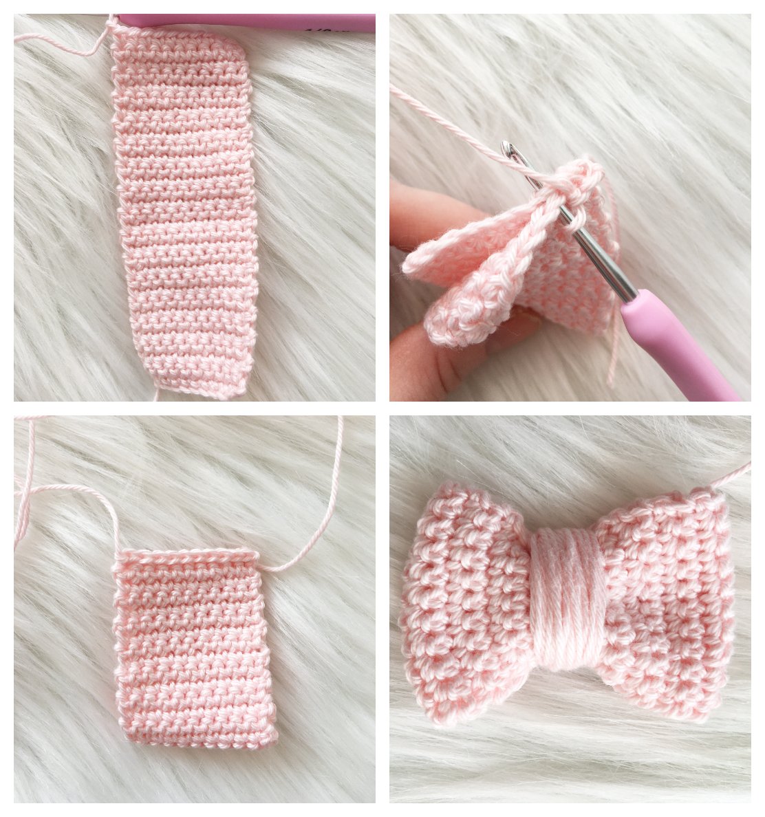 Blog-Inhaltsbild für 'Schleife, kostenlose Häkelanleitung'